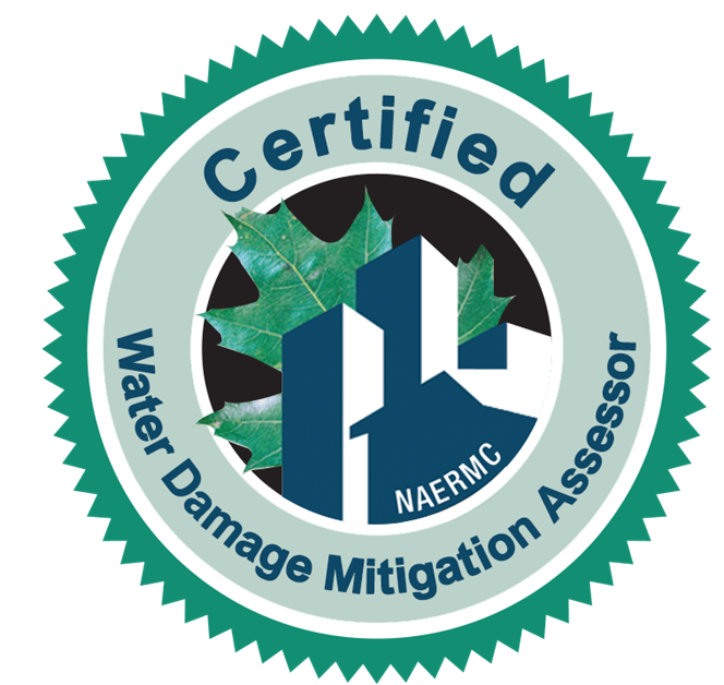 Certified Water Damage Remediation Badge